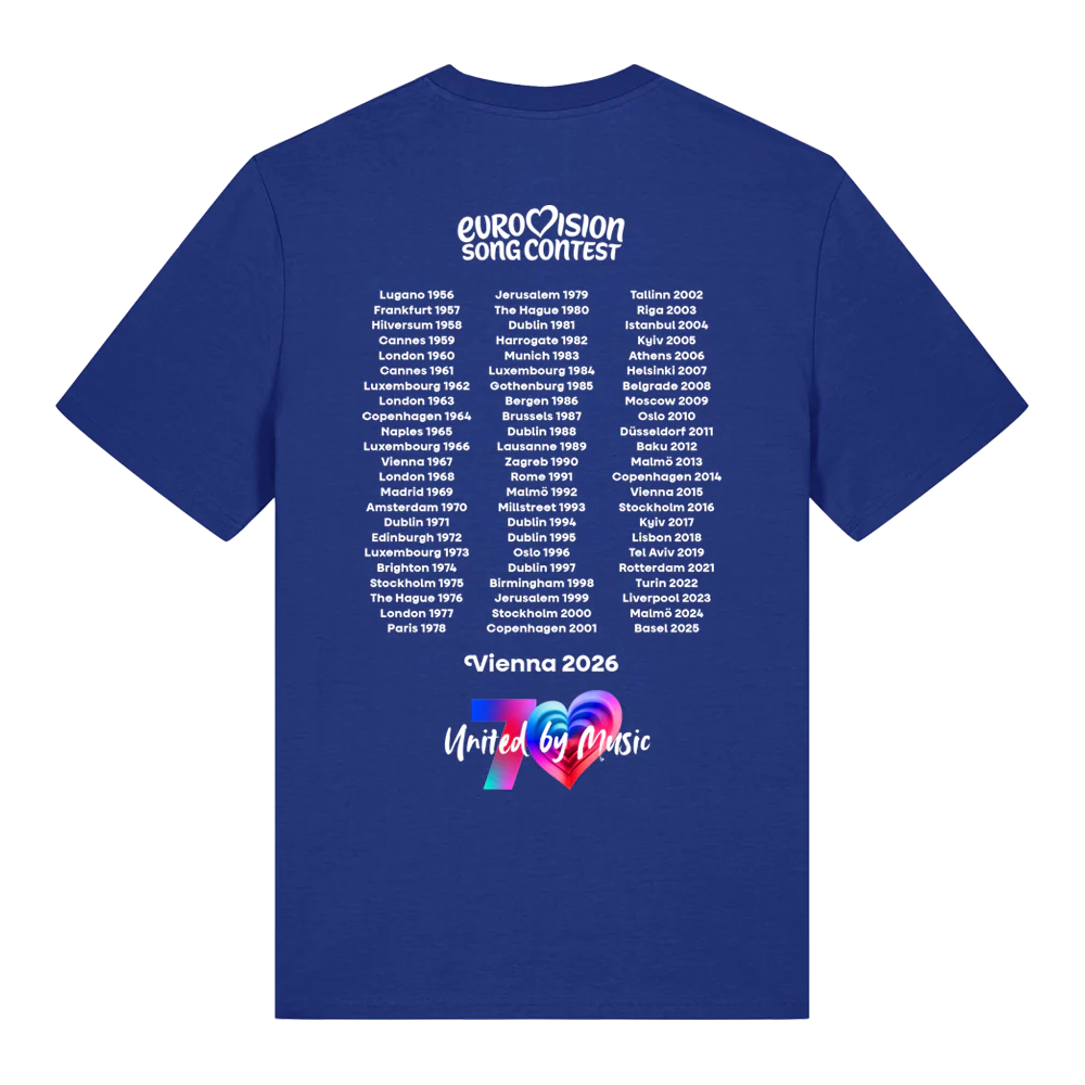 70th Anniversary T-Shirt (Blue) - Image 3