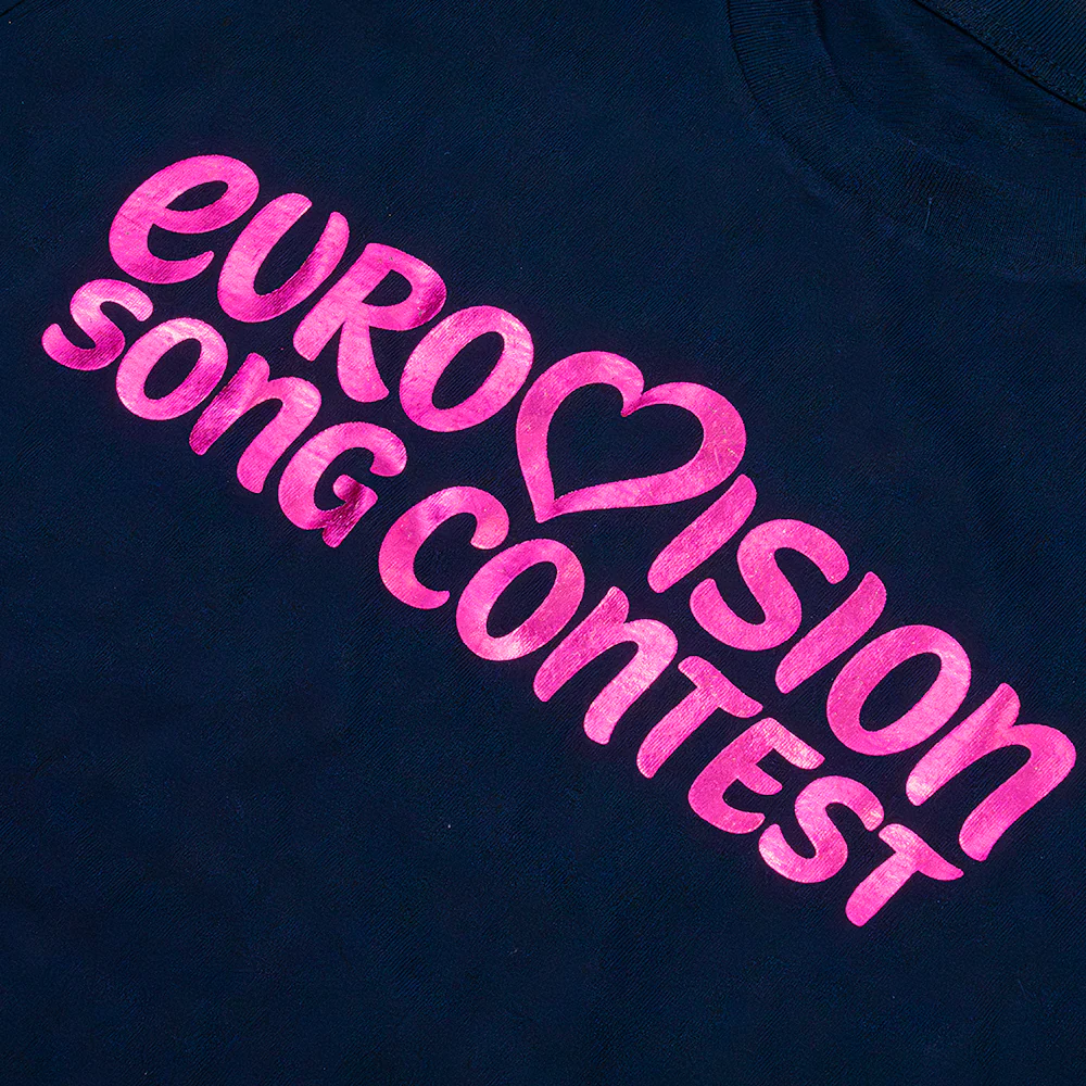 Pink Foil T-Shirt (Navy) - Image 3